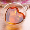 Double Wall Heart Cup And Saucer Set - 180ml - Set Of 6 Online
