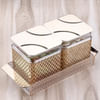Gift Dry Fruit Containers With Tray - Assorted - Single Piece