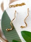 Gift Earring - Snake Drop - Gold - Juju Joy