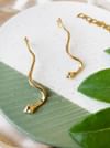 Buy Earring - Snake Drop - Gold - Juju Joy