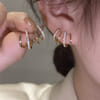 Buy Earrings - Four Claw - Gold - Juju Joy