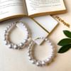 Gift Earrings - Pearl Hoops - Juju Joy