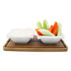 Elegant Ceramic Bowls - White - Set Of 2