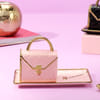 Gift Elegant Purse Mug and Saucer (Pink)