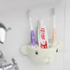 Elephant Toothbrush & Toothpaste Holder - White Online