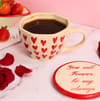 Endearing Heart Mug And Coaster Set - Single Piece Online