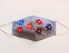 Gift Face Mask - Embroidered - April Flowers