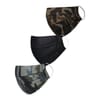 Face Mask - Pleats - Camouflage And Plain - Set Of 3 Online