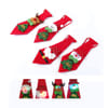 Buy Festive Glow Christmas Light-Up Neck Ties - Red - Single Piece
