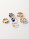 Shop Finger Rings - Set Of 6 - Juju Joy