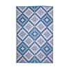 Gift Floor Mat - Geometric - Zig Zag - Blue - Single Piece