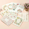 Floral Print Greeting Card - Assorted - Set Of 3 Online