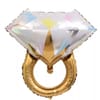 Foil Balloon - Golden Diamond Ring Online