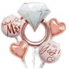 Foil Balloons - Bride To Be - Rosegold - Set Of 5 Online