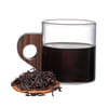 Shop Glass Coffee Cup With Wooden Handle - Assorted - Single Piece