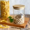 Glass Jar With Bamboo Lid - Single Piece Online