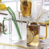 Glass Sipper - Handle And Straw - Transparent - Single Piece Online