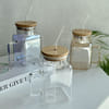 Shop Glass Sipper - Wooden Lid - Assorted - Single Piece