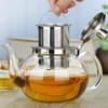 Shop Glass Teapot With Stainless Steel Filter
