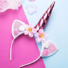 Gold Hairband - Unicorn Horn With Ears Online