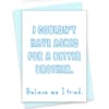 Shop Greeting Card - Raksha Bandhan - Better Brother - Single Piece