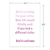 Gift Greeting Card - Raksha Bandhan - You Are So Lucky - Single Piece