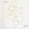 Gift Grid - Abstract - Golden - Single Piece