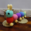 Gift Handmade Crochet Caterpillar Soft Toy - Single Piece