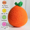 Buy Handmade Crochet Orange Soft Toy - Single Piece
