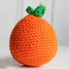 Handmade Crochet Orange Soft Toy - Single Piece