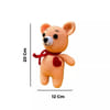 Buy Handmade Crochet Peach Teddy Soft Toy - Single Piece