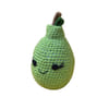 Gift Handmade Crochet Pear Soft Toy - Single Piece