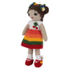 Shop Handmade Crochet Rainbow Doll Soft Toy - Single Piece