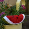 Handmade Crochet Watermelon Soft Toy - Single Piece