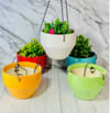 Gift Hanging Planter - Half Ring - White - Single Piece