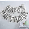 Happy Birthday - Foil Balloons Set - Silver Online