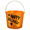 Buy Happy Halloween Trick Or Treat LED Bucket - Assorted - Single Piece