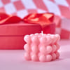 Gift Heart Bubble Soy Wax Candle - Single Piece