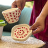 Gift Heart Cup And Saucer - Single Piece