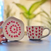 Shop Heart Cup And Saucer - Single Piece