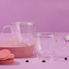 Gift Heart Shaped Double Wall Mug (Set of 2)