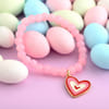 Buy Hearty Love Beaded Bracelet For Girls