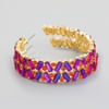 Shop Hoops - Crystal Rhinestone - Red