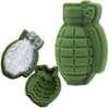 Gift Ice Tray - Grenade Mould - Green - Set Of 2