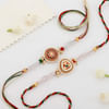 Buy Immaculate Pearl and Meena Rakhi Set Of 2