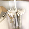 Gift Jewellery Hanger And Organizer - Round - Plastic - White - Set Of 2