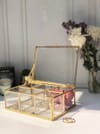 Shop Jewellery Organizer - 6 Slots - Transparent - Single Piece