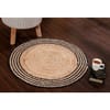 Jute Rug - Beige And Black - Single Piece Online
