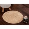 Jute Rug - Circle - Beige Online