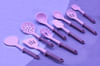 Gift Kitchen Utensils Set - Silicone - Purple - Set Of 9